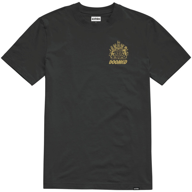 ETNIES DOOMED CREST TEE [BLACK]