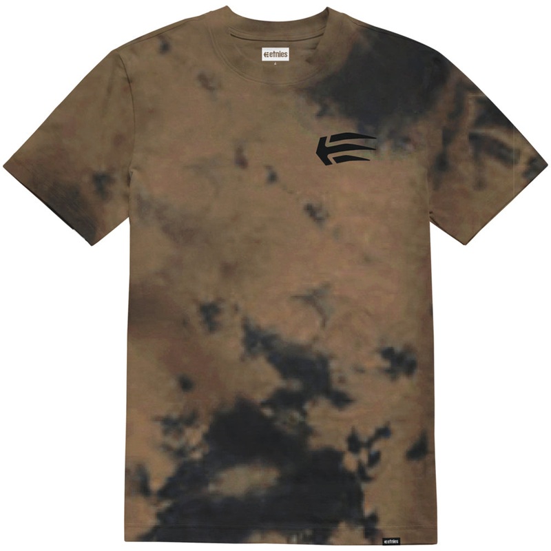 ETNIES JOSLIN WASH TEE [BROWN/BLACK]