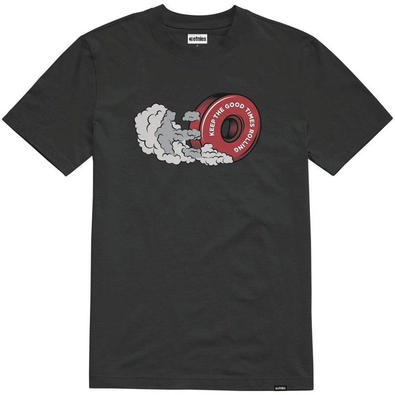 ETNIES KIDS ROLLIN TEE [BLACK]