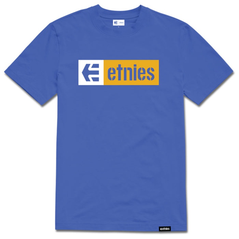 ETNIES NEW BOX SS TEE [ROYAL]