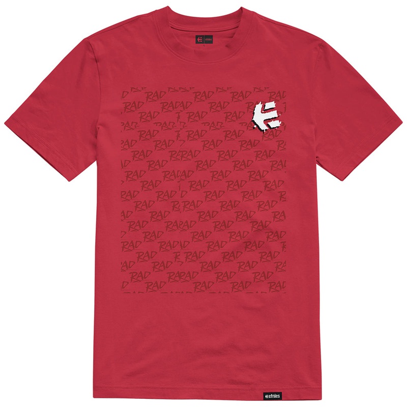 ETNIES RAD MONOGRAM TEE [RED]