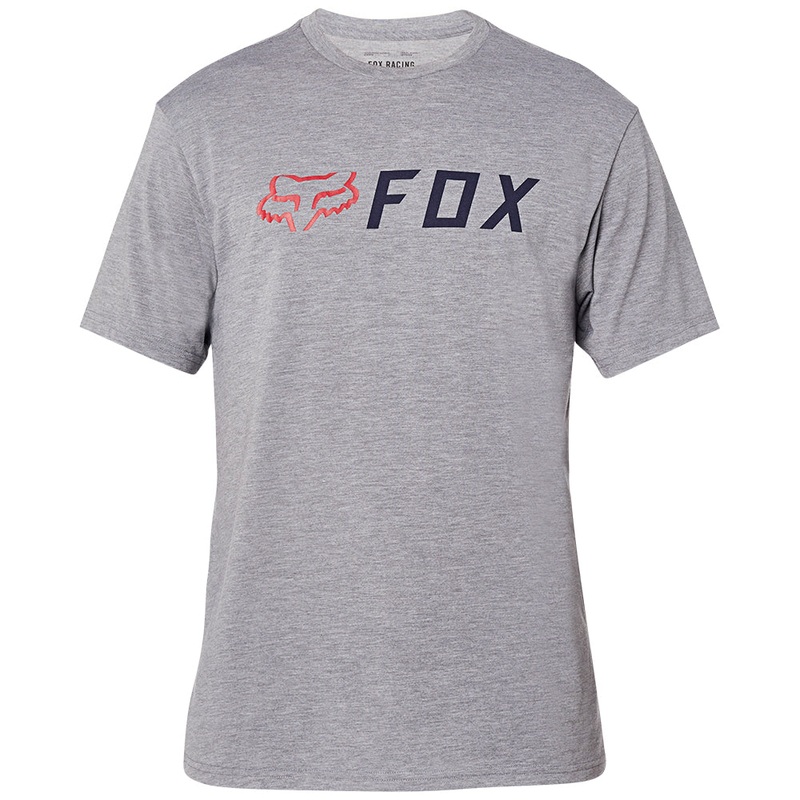 FOX APEX SS TECH TEE [HEATHER GRAPHITE]