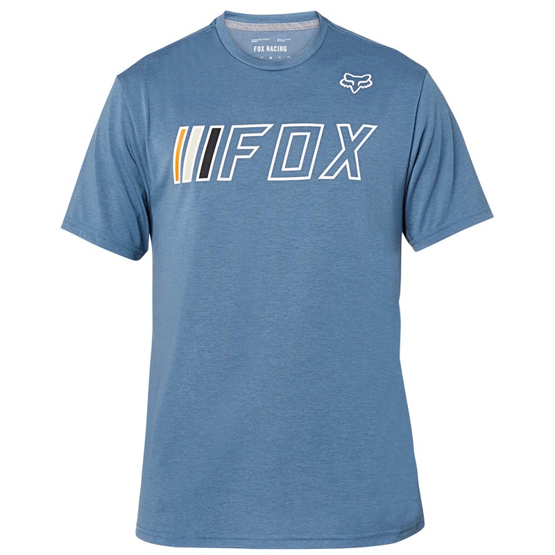 FOX BRAKE CHECK SS TECH TEE [BLUE STEEL] XXL