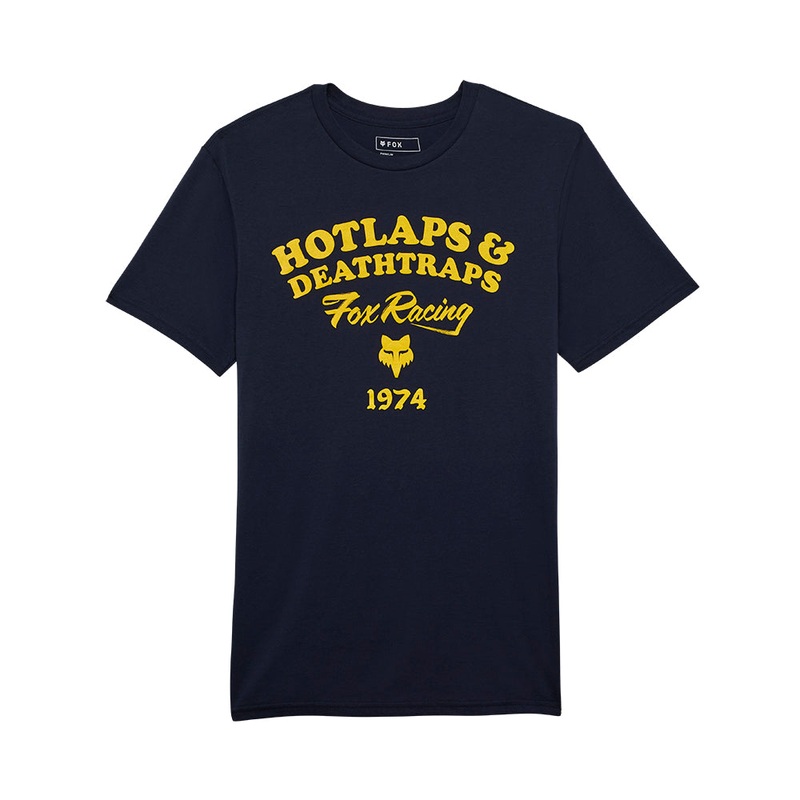 FOX HOTLAPS SS PREMIUM TEE [MIDNIGHT]