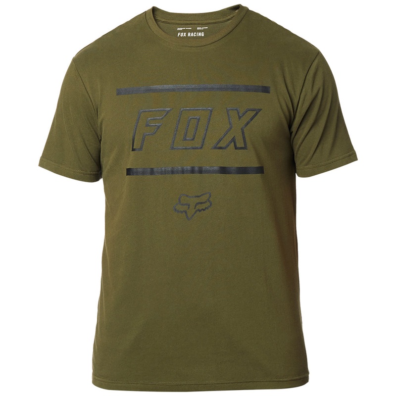 FOX MIDWAY SS AIRLINE TEE [OLIVE GREEN] XXL