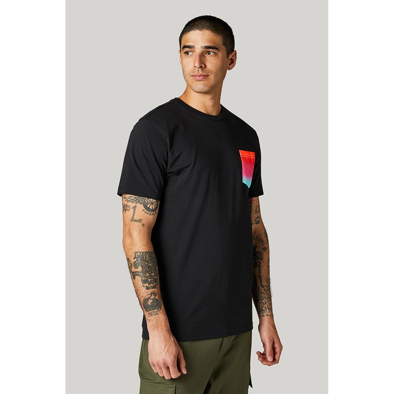 FOX PYRE SS POCKET PREMIUM TEE [BLACK]