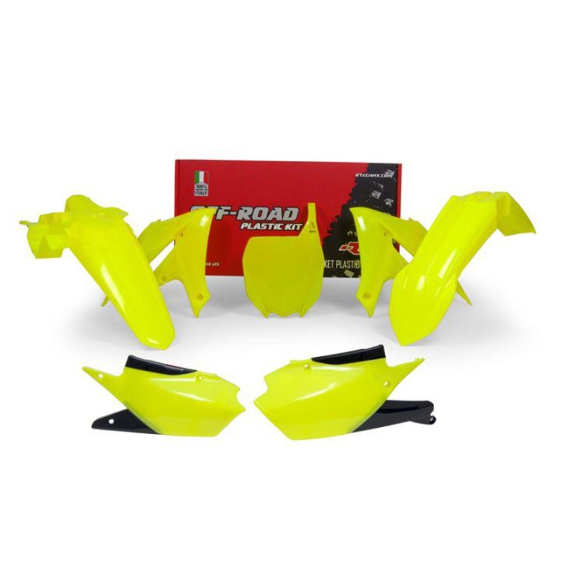 PLASTICS KIT RTECH 5 PIECE NEON YELLOW YAMAHA YZ250F 19-23 YZ250FX 19-ON YZ450F 18-22 YZ450FX 19-23