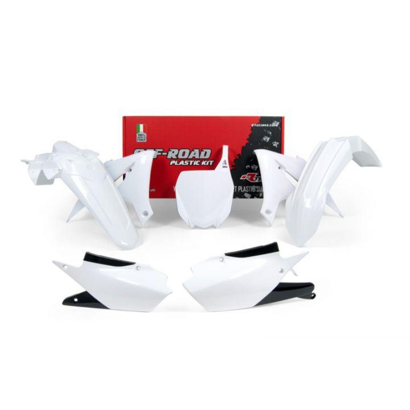 PLASTICS KIT RTECH 5 PIECE WHITE YAMAHA YZ250F 19-23 YZ250FX 19-ON YZ450F 18-22 YZ450FX 19-23