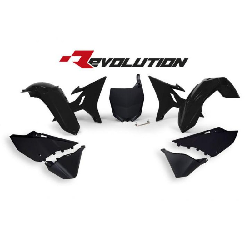 PLASTICS KIT RTECH 6 PIECE BLACK YAMAHA WR250R 16-22 YZ125 02-21 YZ125X 20-22 YZ250 02-21 YZ250X