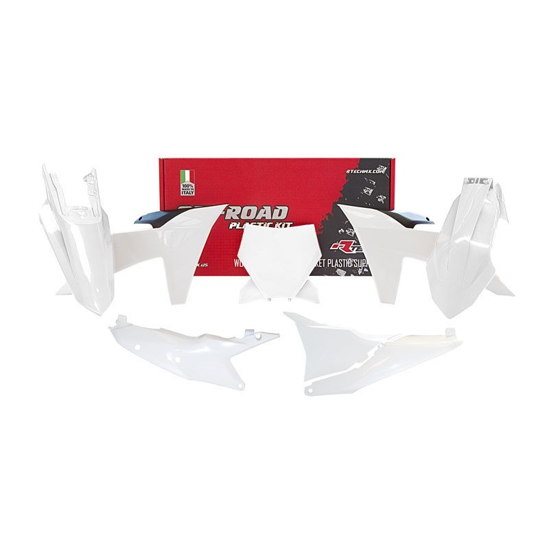 PLASTICS KIT RTECH 6 PIECE WHITE KTM SX XC SX-F XC-F