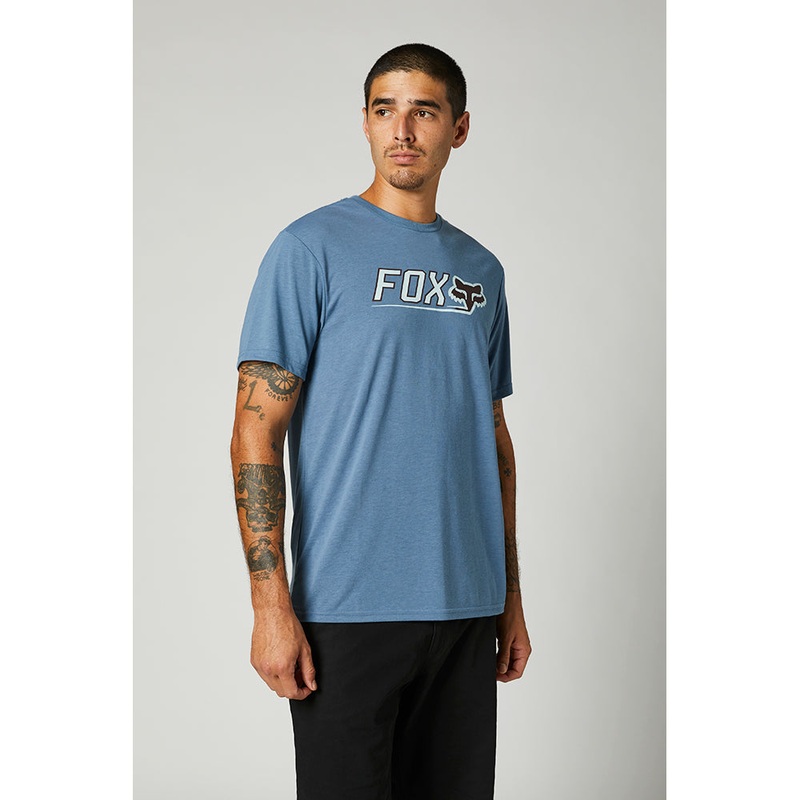 FOX CNTRO SS TECH TEE [MATTE BLUE]
