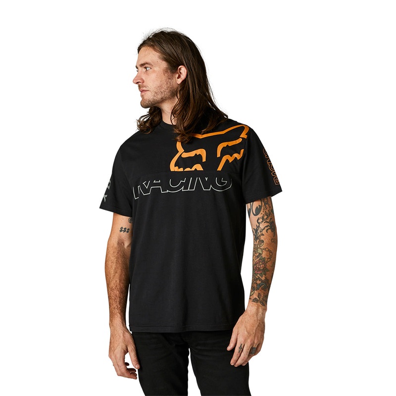 FOX SKEW SS CREW TEE [BLACK]