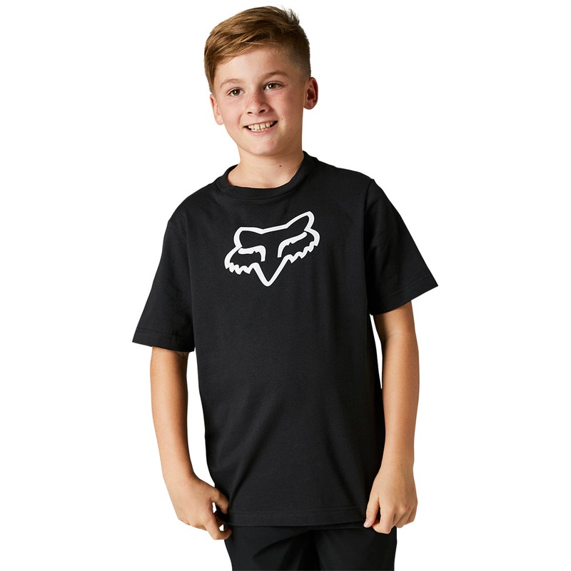 FOX YOUTH LEGACY SS TEE [BLACK]