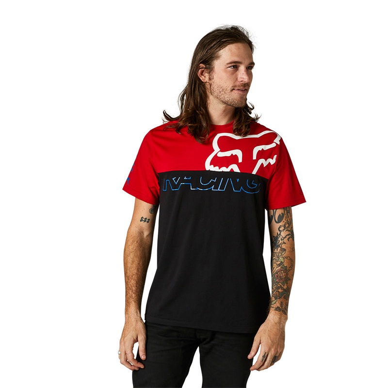 SKEW SS CREW TEE [FLAME RED]
